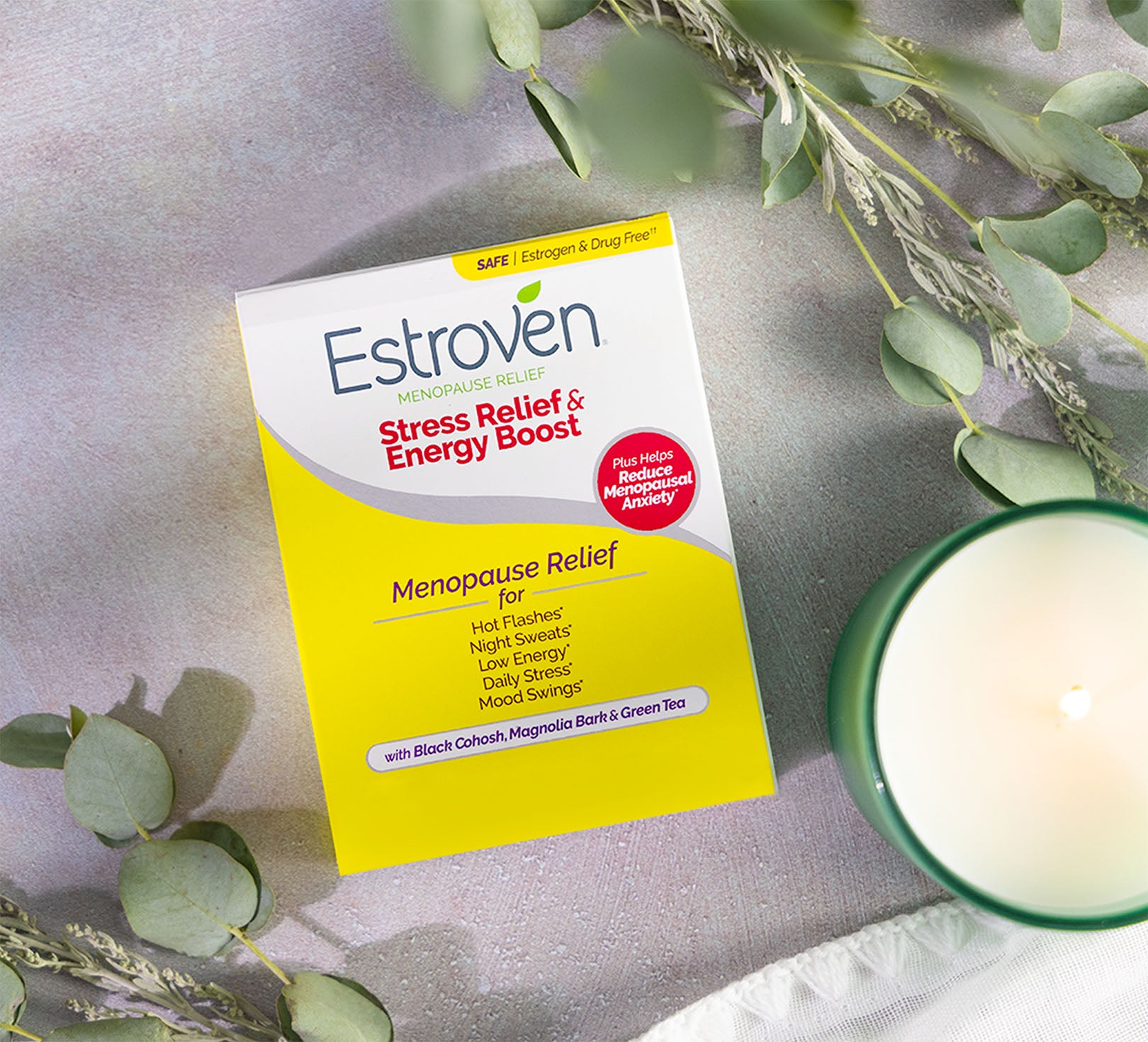 Estroven® Menopause Relief With Stress Relief & Energy Boost